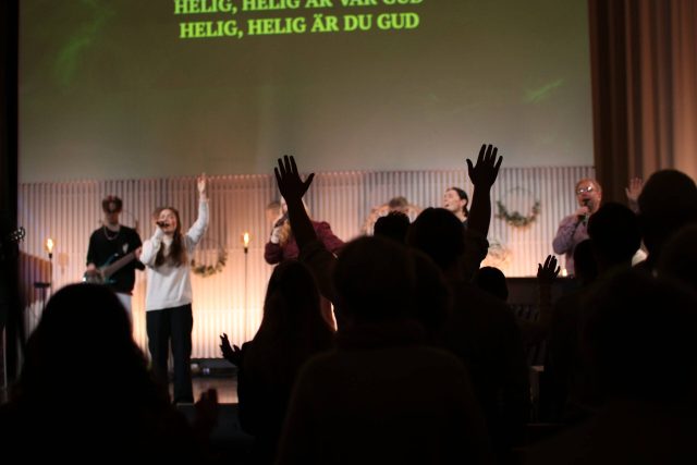 Bakgrundsbild med lovsång